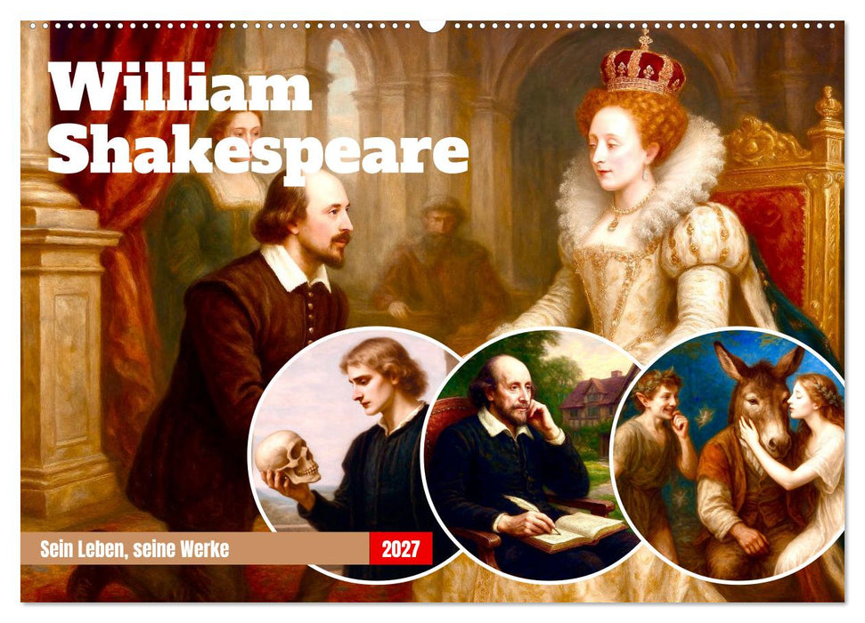 William Shakespeare (CALVENDO Wandkalender 2027)