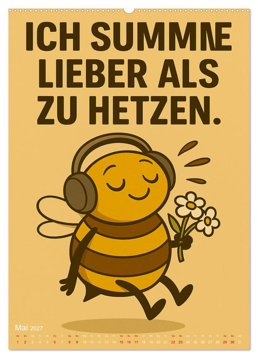 Tierisch eigenwillig - Weil normal langweilig wäre (CALVENDO Wandkalender 2027)