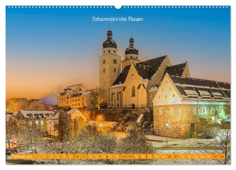 Mitteldeutschland - Landschaft und Kulturdenkmale (CALVENDO Premium Wandkalender 2027)