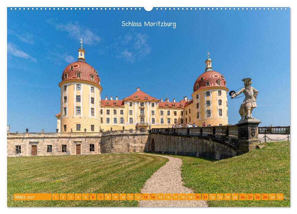 Mitteldeutschland - Landschaft und Kulturdenkmale (CALVENDO Premium Wandkalender 2027)