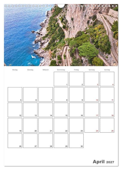 Faszinierendes Capri (CALVENDO Wandkalender 2027)