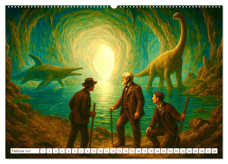 Jules Verne. Sein Leben, seine Werke (CALVENDO Premium Wandkalender 2027)