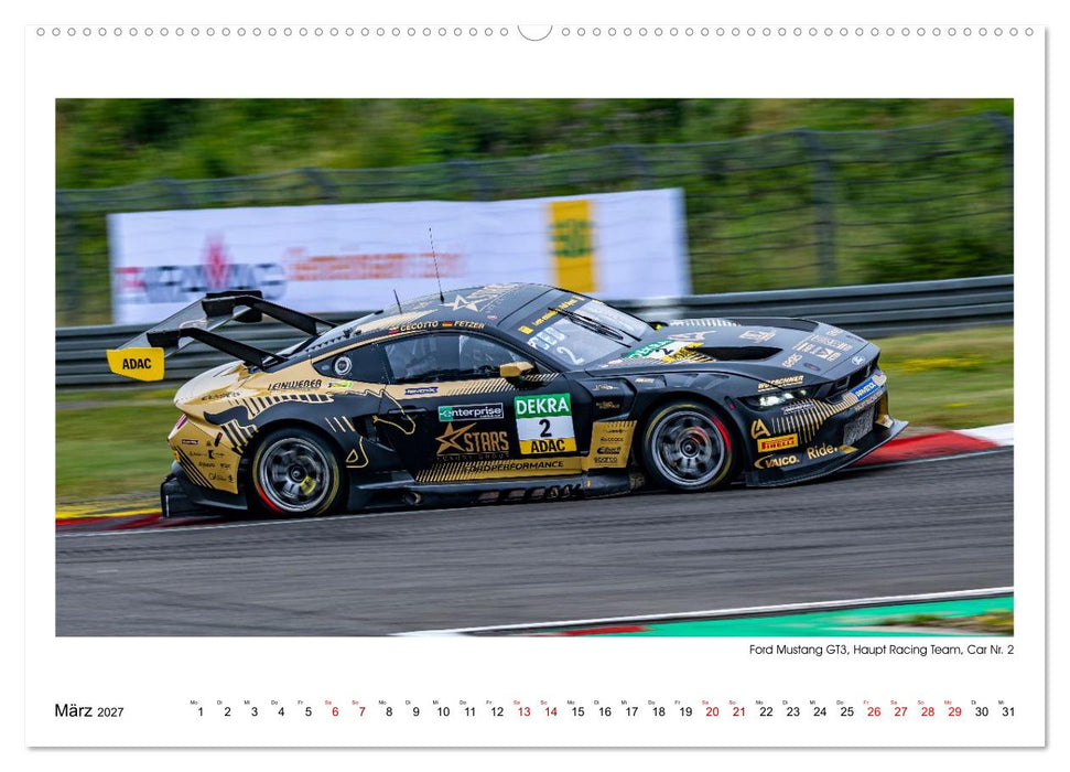 Wilde Mustangs am Nürburgring (CALVENDO Wandkalender 2027)