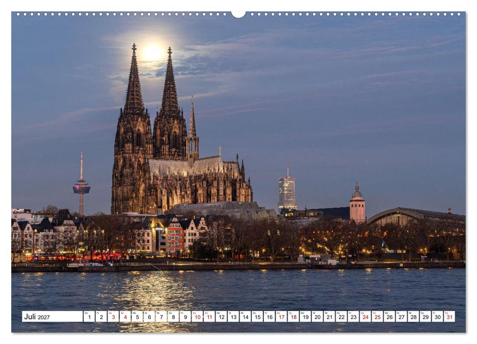 Urbane Impressionen: Domstadt Köln - Lebensgefühl am Rhein (CALVENDO Premium Wandkalender 2027)