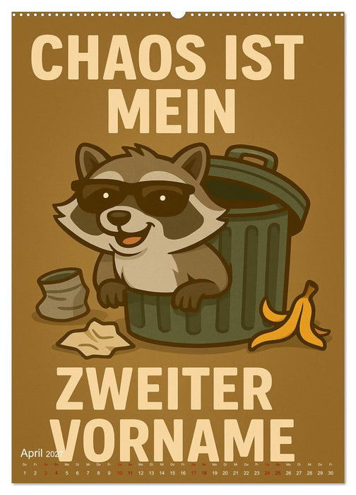 Tierisch eigenwillig - Weil normal langweilig wäre (CALVENDO Premium Wandkalender 2027)