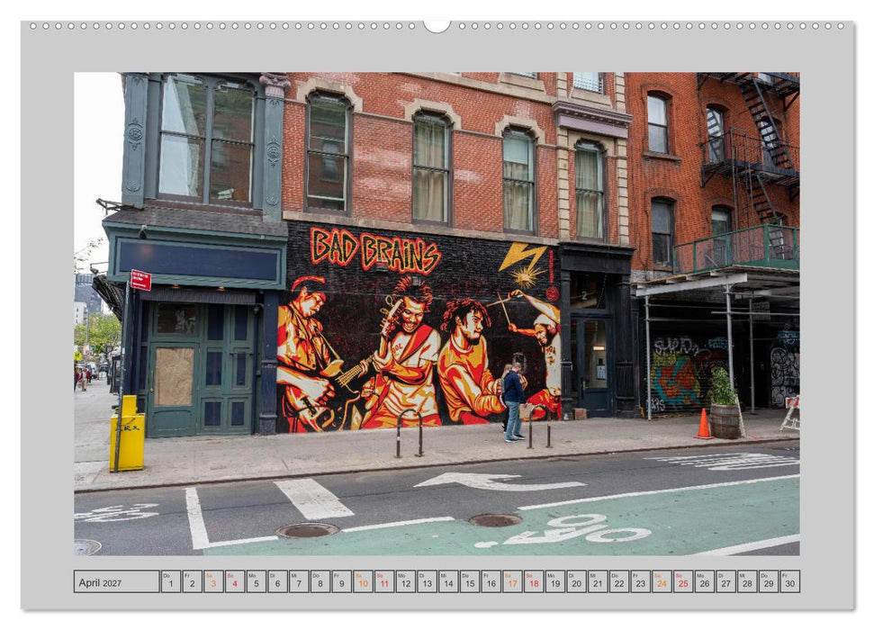 Street Art New York – Ikonen der Wandkunst (CALVENDO Wandkalender 2027)