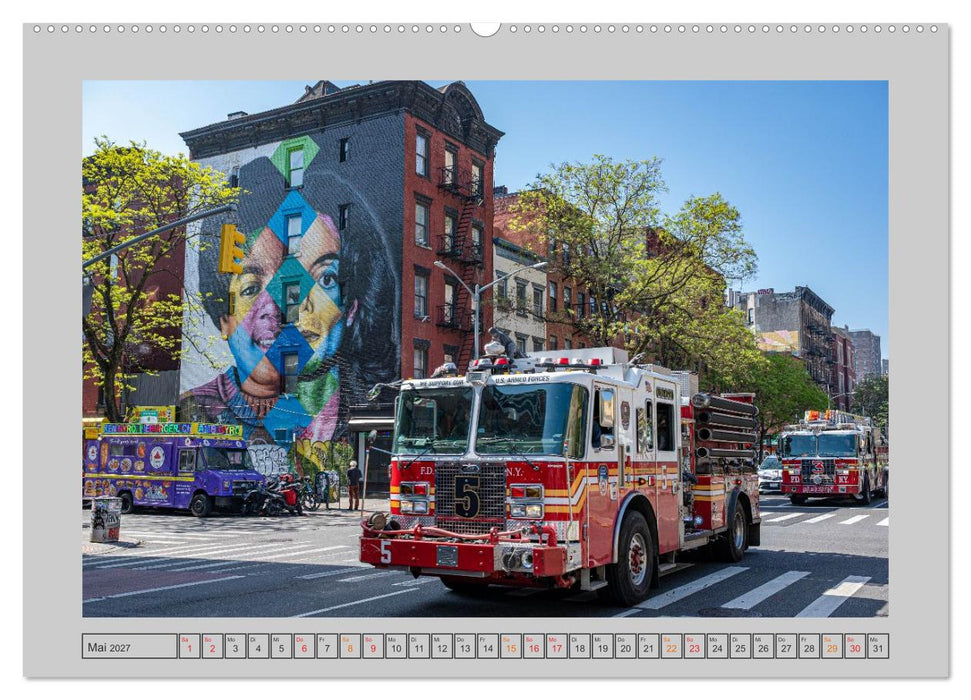 Street Art New York – Ikonen der Wandkunst (CALVENDO Wandkalender 2027)