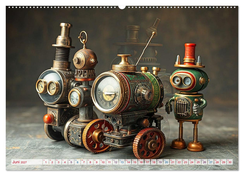 Mechanische Wunderwelten - Ein Jahr mit Steampunk Toys (CALVENDO Wandkalender 2027)