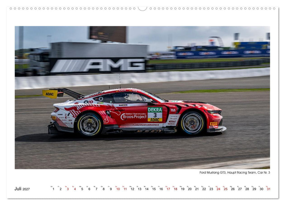Wilde Mustangs am Nürburgring (CALVENDO Premium Wandkalender 2027)