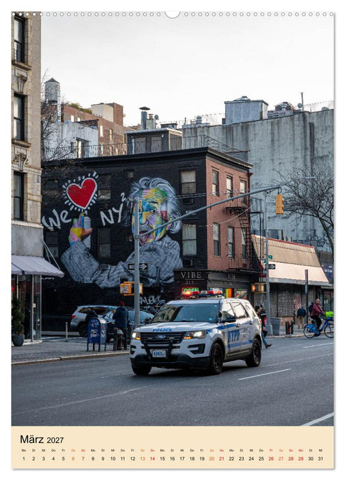 Walls of New York – Street Art in Farbe (CALVENDO Premium Wandkalender 2027)