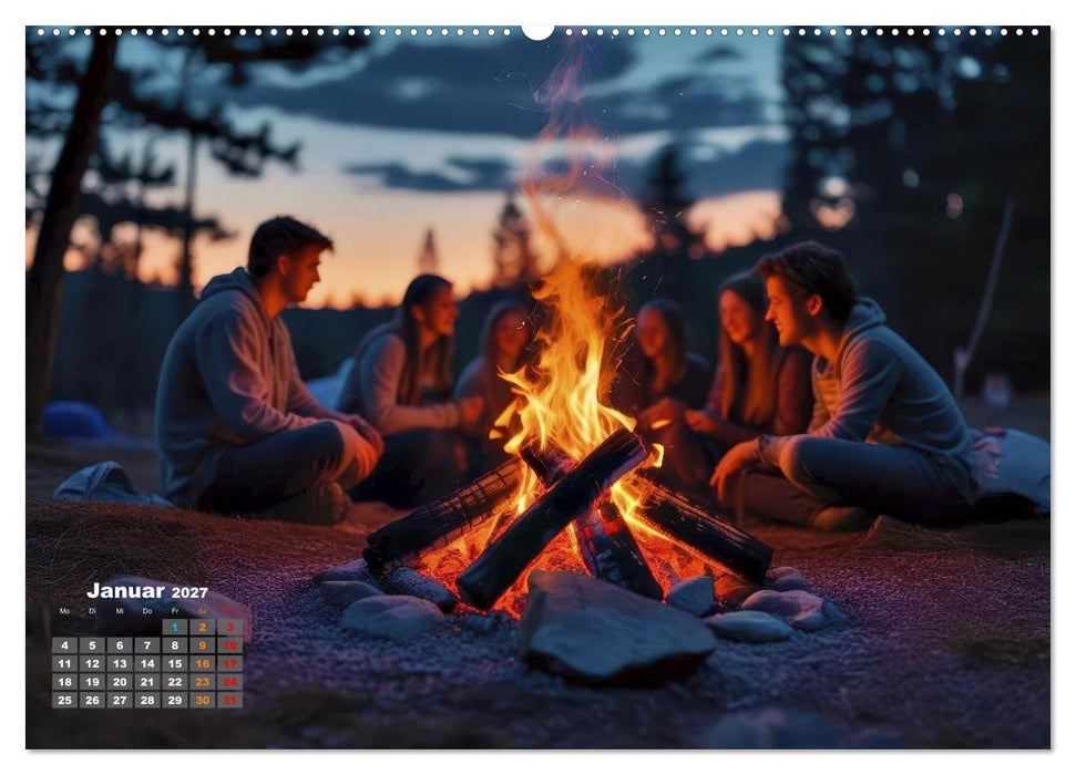 Camping-Life und Abenteuer (CALVENDO Premium Wandkalender 2027)
