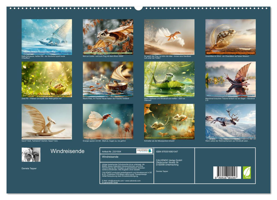 Windreisende (CALVENDO Premium Wandkalender 2027)