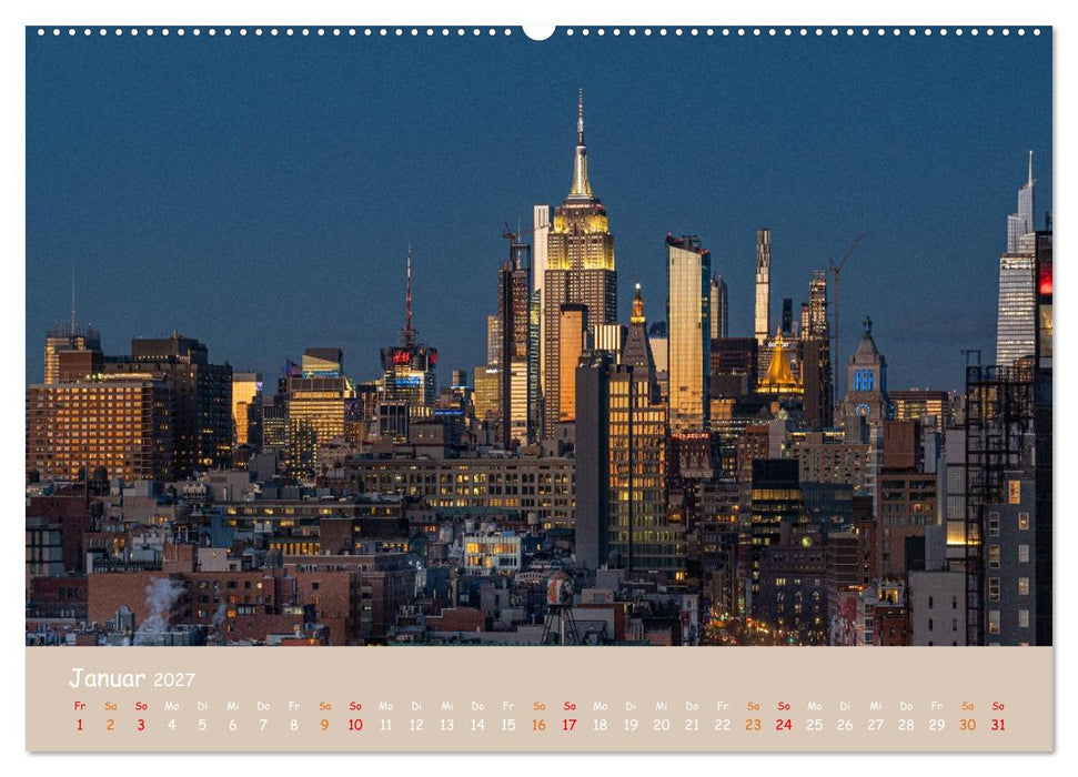 City Lights – New York im Fokus (CALVENDO Wandkalender 2027)
