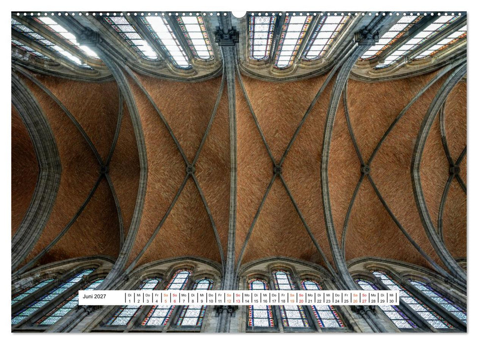 Gewölbe des Glaubens – Kirchendecken Europas (CALVENDO Wandkalender 2027)