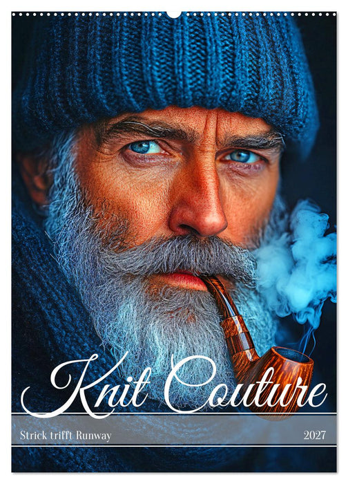 Knit Couture - Strick trifft Runway (CALVENDO Wandkalender 2027)