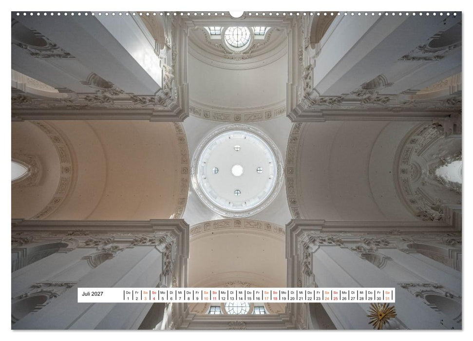 Gewölbe des Glaubens – Kirchendecken Europas (CALVENDO Premium Wandkalender 2027)