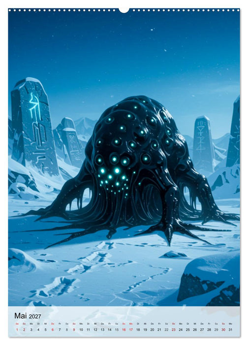 Monster der Literaturgeschichte (CALVENDO Wandkalender 2027)