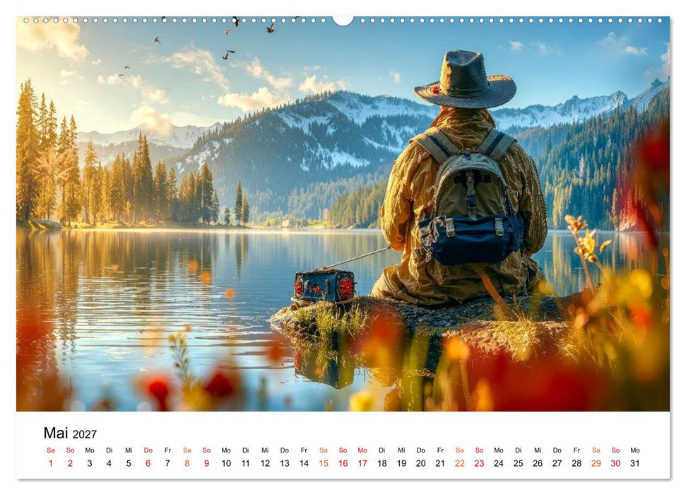 Angeln mit Herz und Haken (CALVENDO Premium Wandkalender 2027)