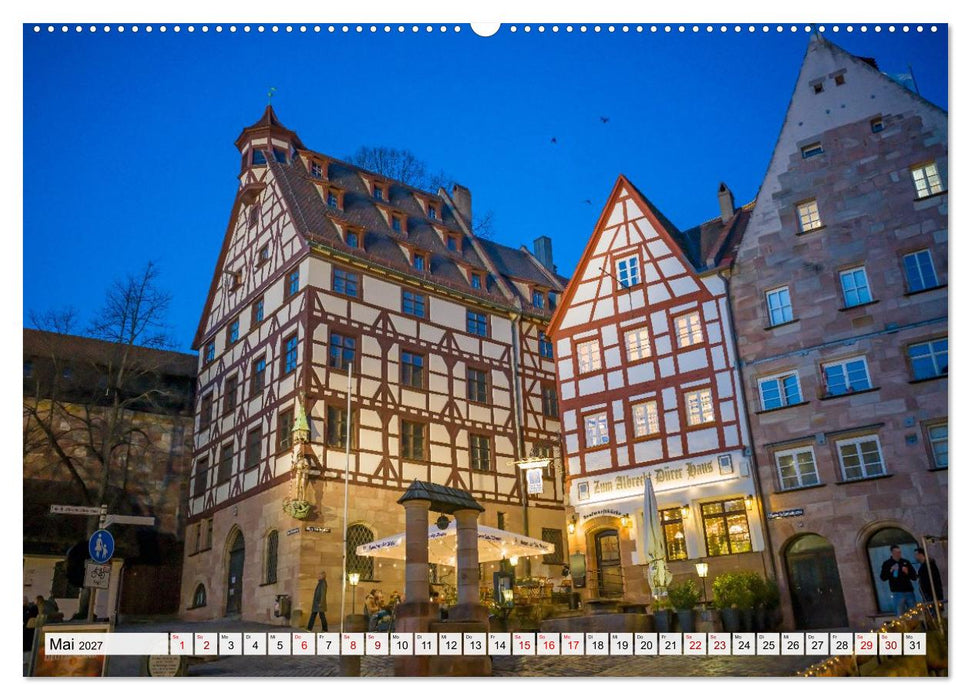 Nürnberg - Am Tag und in der Nacht (CALVENDO Wandkalender 2027)