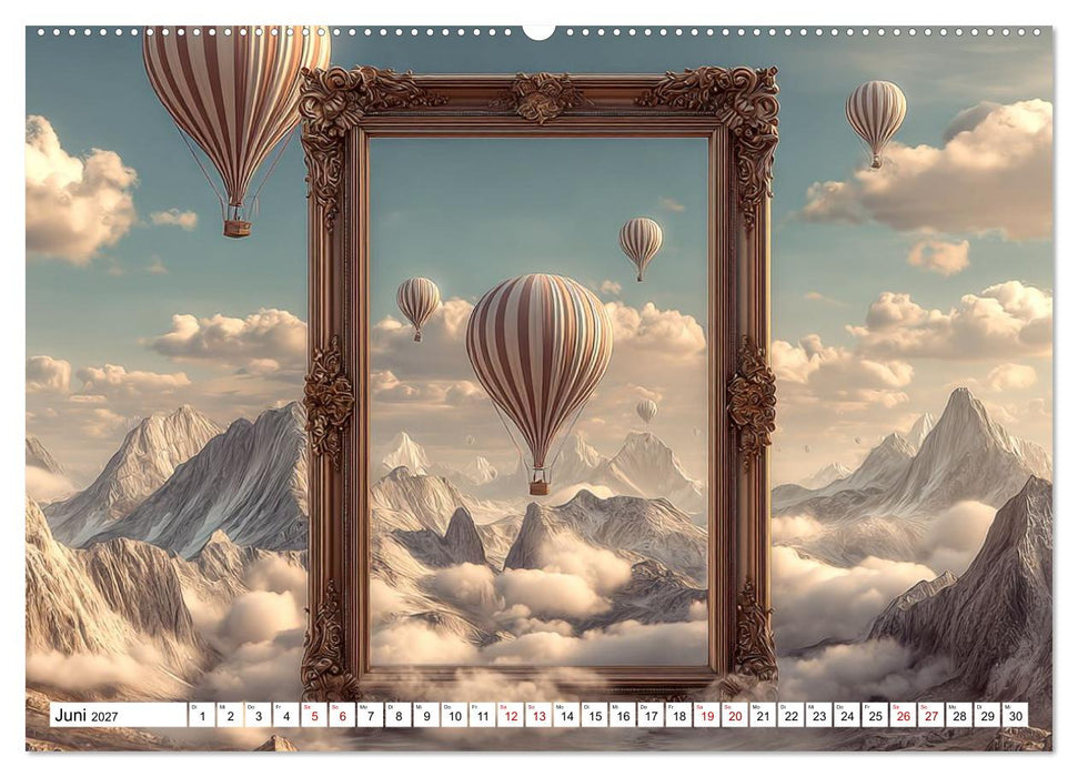 Himmelsmagie in Ballonfarben (CALVENDO Wandkalender 2027)