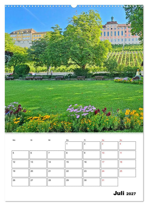 Bodenseeradweg - Auf dem Bodensee durch 3 Länder (CALVENDO Premium Wandkalender 2027)