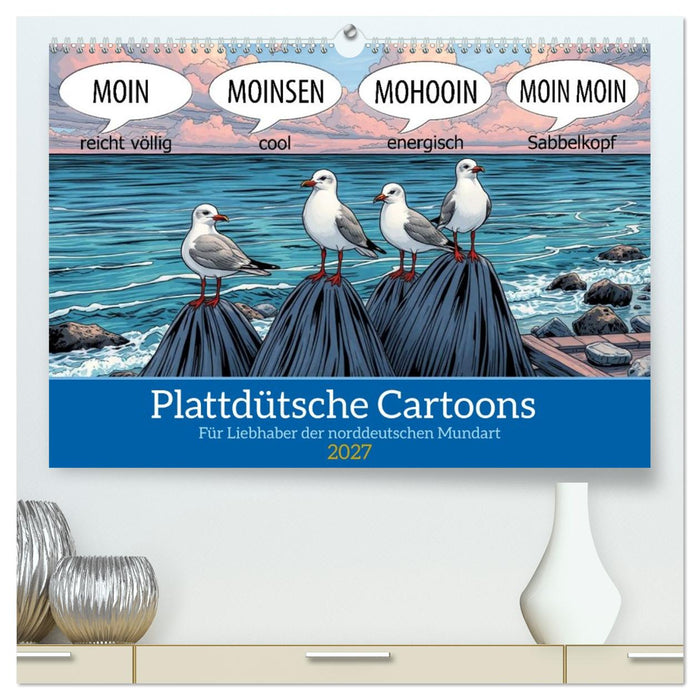 Plattdütsche Cartoons (CALVENDO Premium Wandkalender 2027)