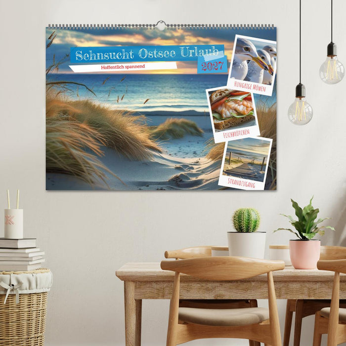 Sehnsucht Ostsee Urlaub (CALVENDO Wandkalender 2027)