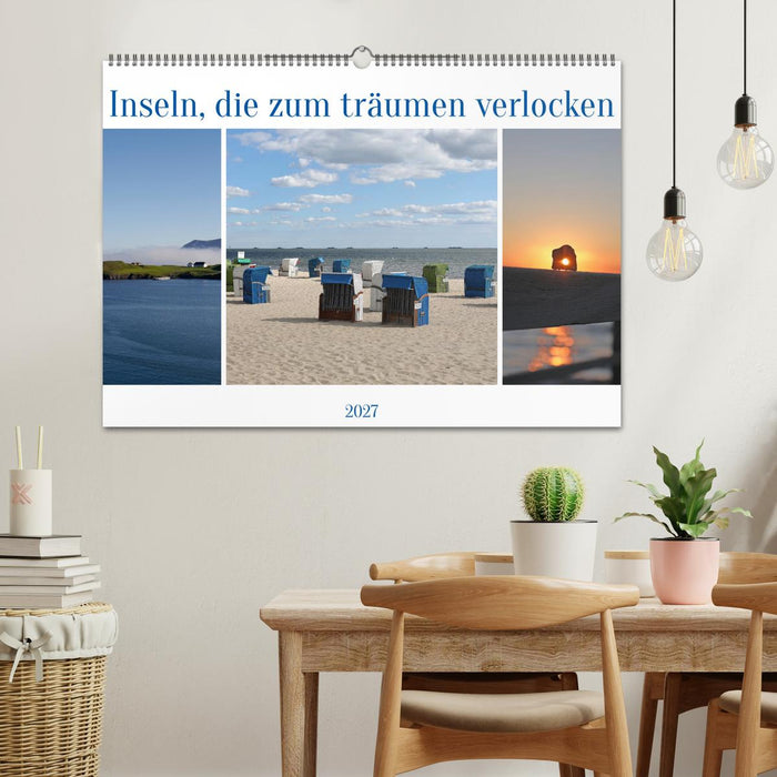 Inseln, die zum träumen verlocken (CALVENDO Wandkalender 2027)