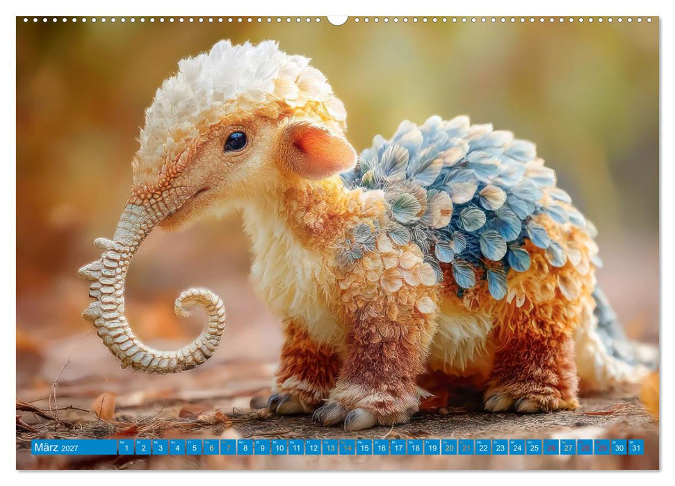 Tierisch hybride Schönheiten - Kreaturen (CALVENDO Wandkalender 2027)