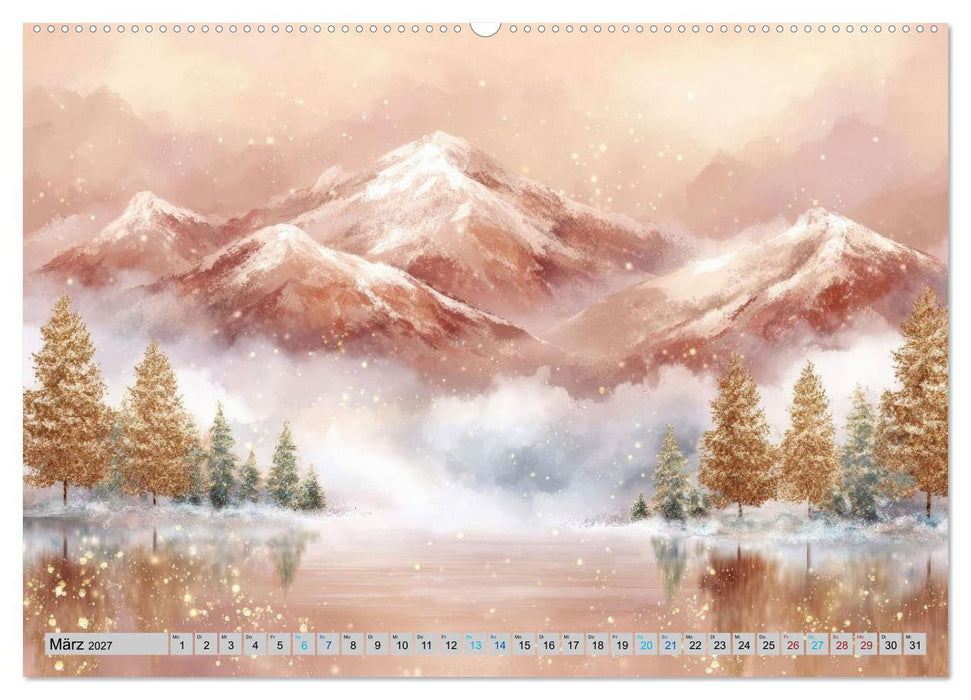 Farbige Bergwelten (CALVENDO Wandkalender 2027)