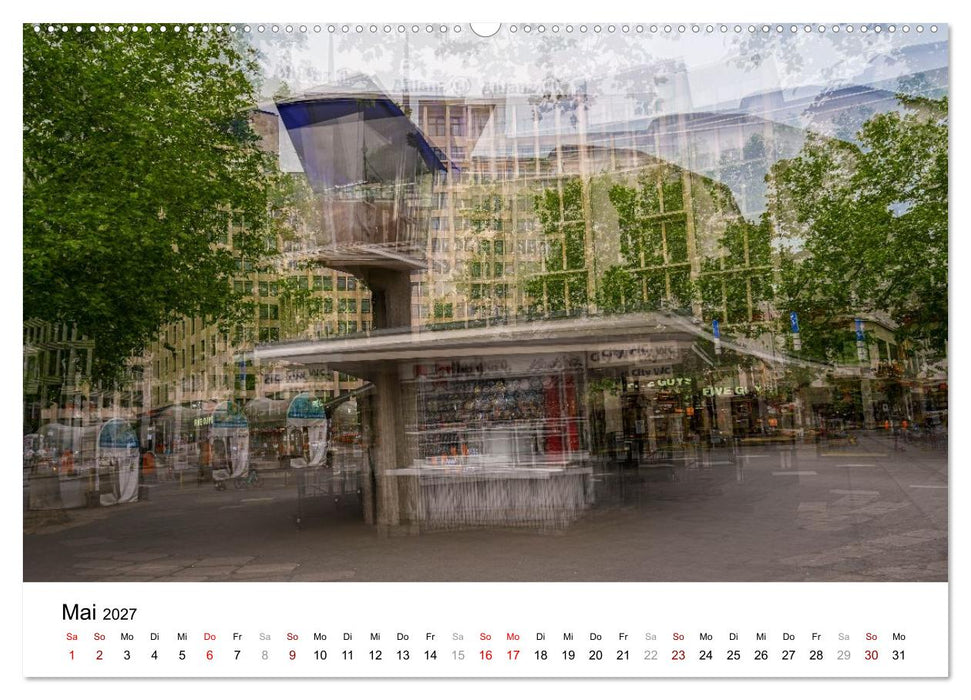 Berlin – Ikonen in Mehrfachbelichtung (CALVENDO Wandkalender 2027)