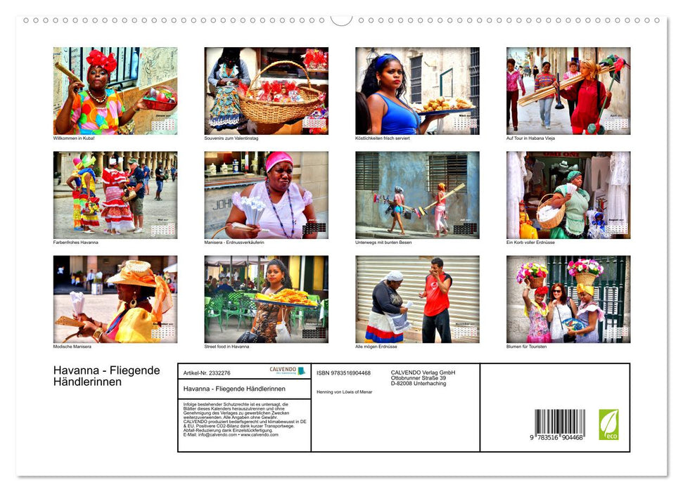 Havanna - Fliegende Händlerinnen (CALVENDO Premium Wandkalender 2027)