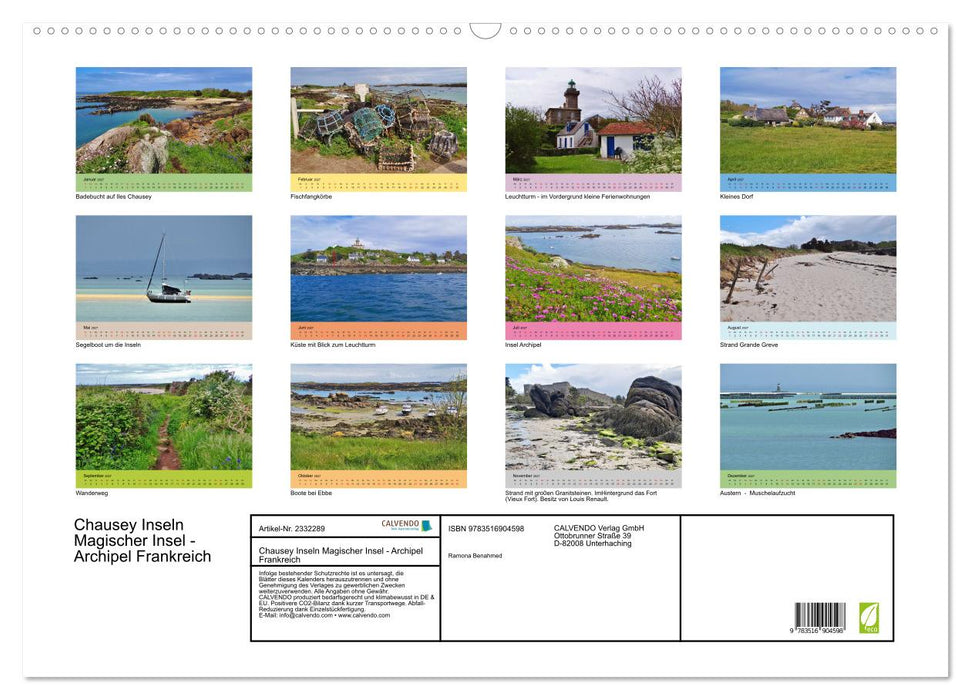 Chausey Inseln Magischer Insel - Archipel Frankreich (CALVENDO Wandkalender 2027)