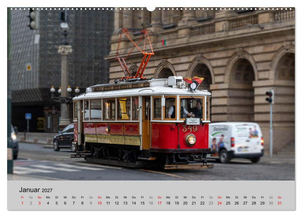 Straßenbahnklassiker auf Schienen (CALVENDO Wandkalender 2027)