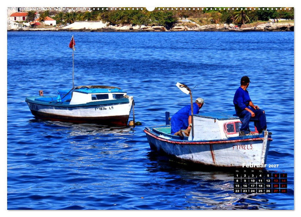 Pescadores - Fischer in Havanna (CALVENDO Wandkalender 2027)