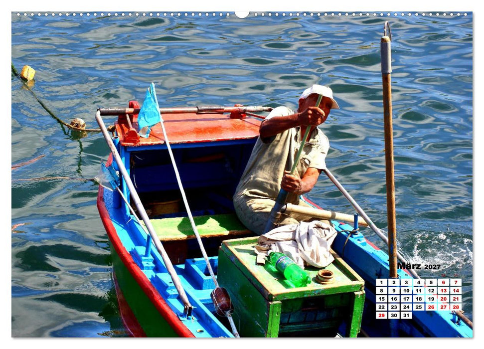 Pescadores - Fischer in Havanna (CALVENDO Wandkalender 2027)