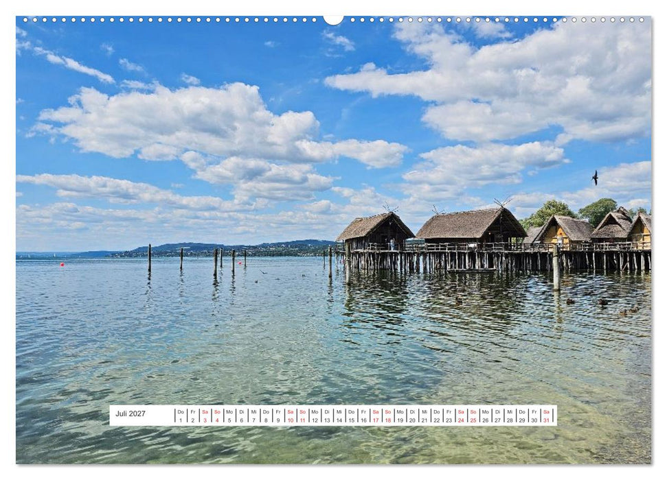 Bodenseeradweg - MIt dem Fahrrad rund um den Bodensee (CALVENDO Premium Wandkalender 2027)