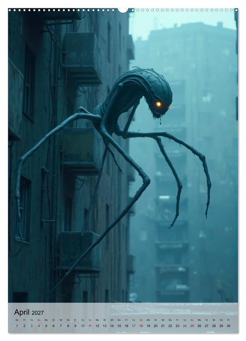 Kreaturen der Dunkelheit - Urbane Horror Mythen (CALVENDO Wandkalender 2027)