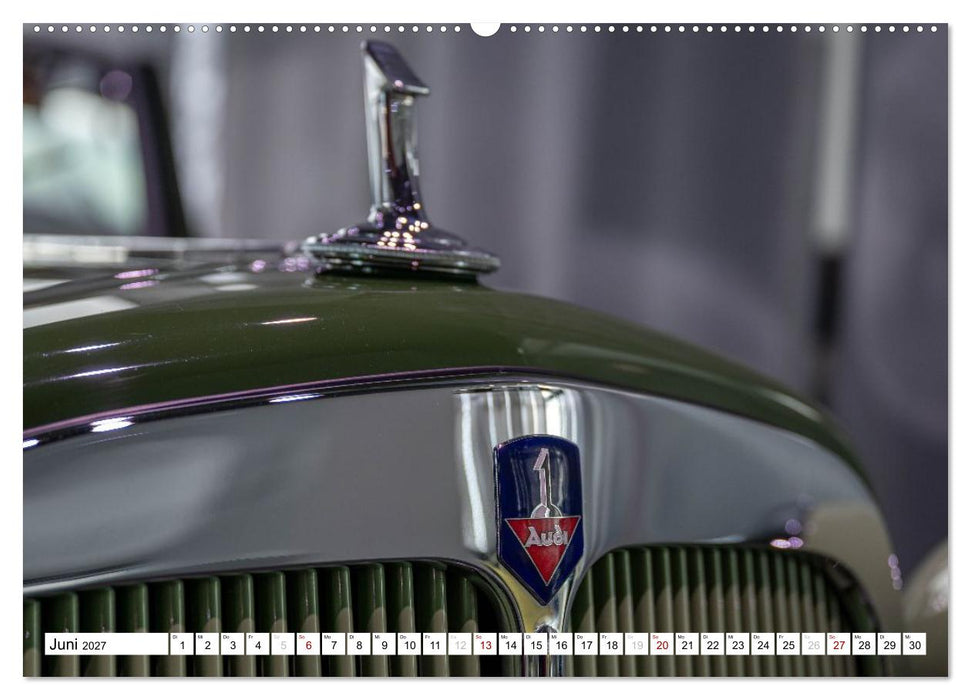 Legendäre Kühlerfiguren – Zeitreise in Chrom und Glanz (CALVENDO Wandkalender 2027)