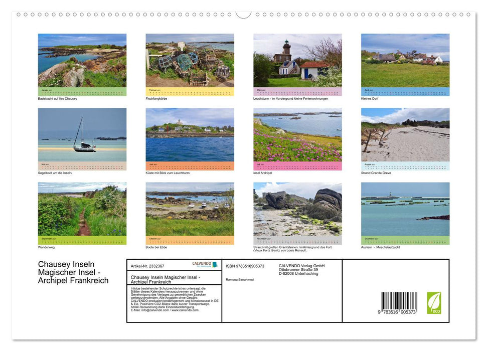Chausey Inseln Magischer Insel - Archipel Frankreich (CALVENDO Premium Wandkalender 2027)