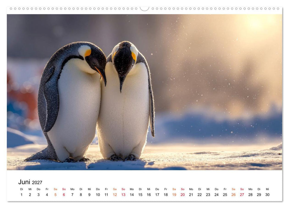 Pinguine - ein Jahr voller Meer (CALVENDO Premium Wandkalender 2027)