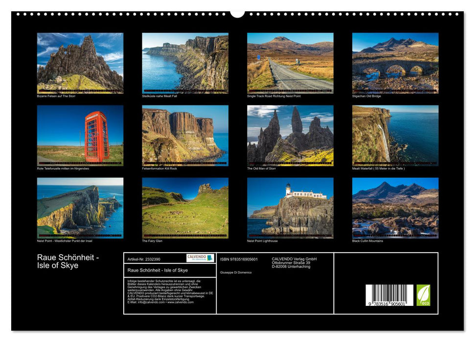 Raue Schönheit - Isle of Skye (CALVENDO Premium Wandkalender 2027)