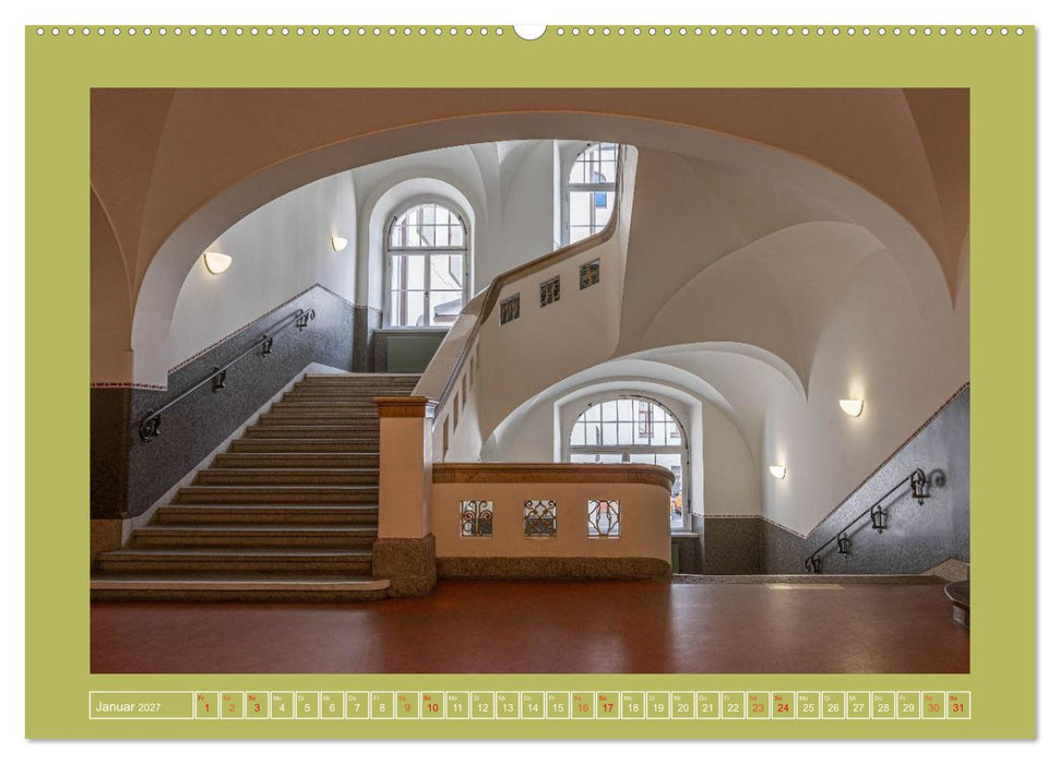 Treppenblicke – Kunstvolle Perspektiven im Alltag (CALVENDO Premium Wandkalender 2027)