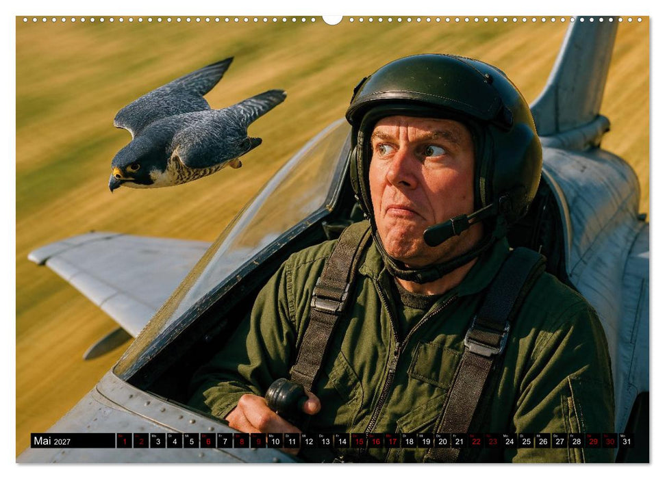 Lach dich durch den Feierabend – Alltagssatire für Berufstätige (CALVENDO Premium Wandkalender 2027)