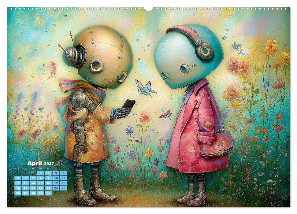 Toni und Tonja und ihre kunterbunten Abenteuer (CALVENDO Wandkalender 2027)