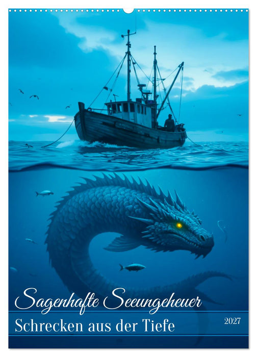 Sagenhafte Seeungeheuer - Schrecken aus der Tiefe (CALVENDO Wandkalender 2027)