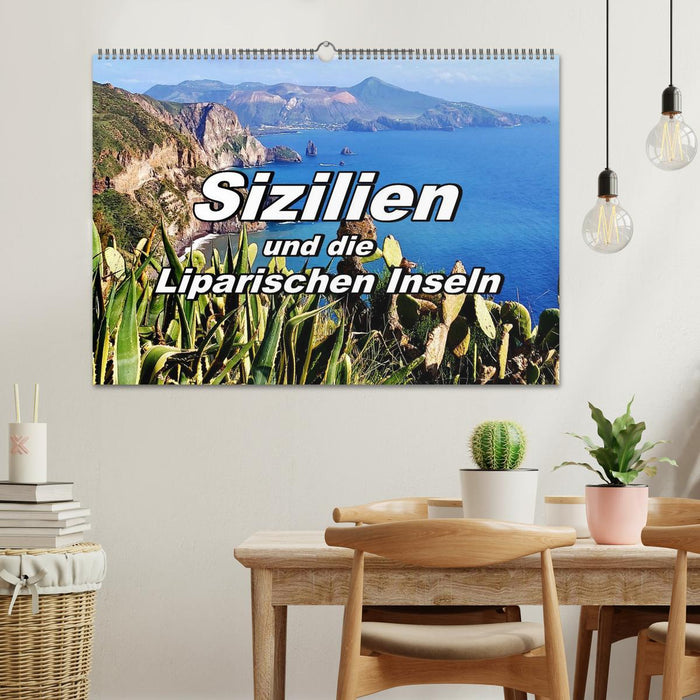 Sizilien und die Liparischen Inseln (CALVENDO Wandkalender 2027)
