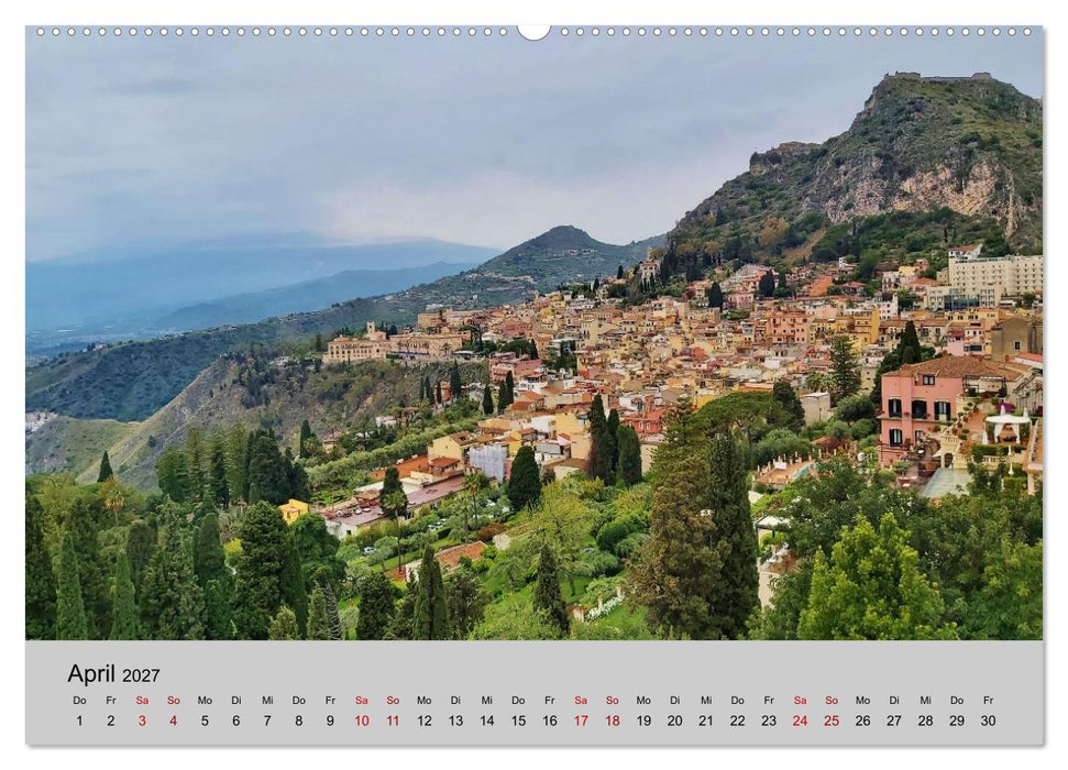 Sizilien und die Liparischen Inseln (CALVENDO Wandkalender 2027)
