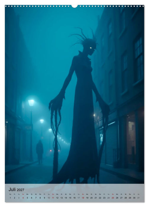 Kreaturen der Dunkelheit - Urbane Horror Mythen (CALVENDO Premium Wandkalender 2027)
