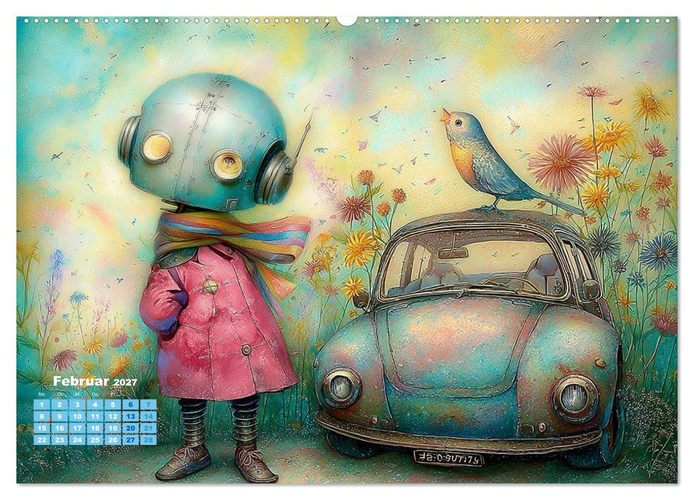 Toni und Tonja und ihre kunterbunten Abenteuer (CALVENDO Premium Wandkalender 2027)
